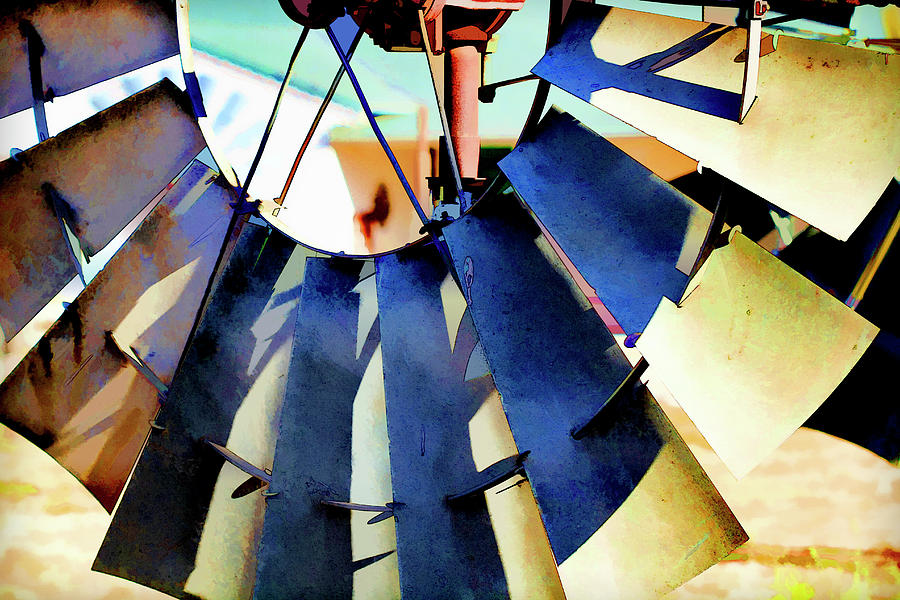 Windmill 2 Digital Art by Terry Davis