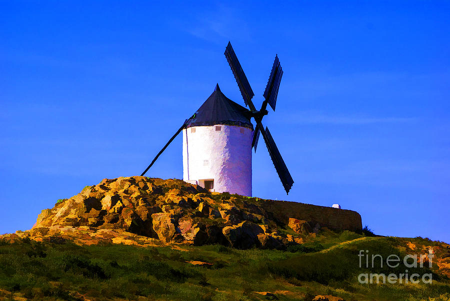 Windmill Alone Photograph by Rick Bragan