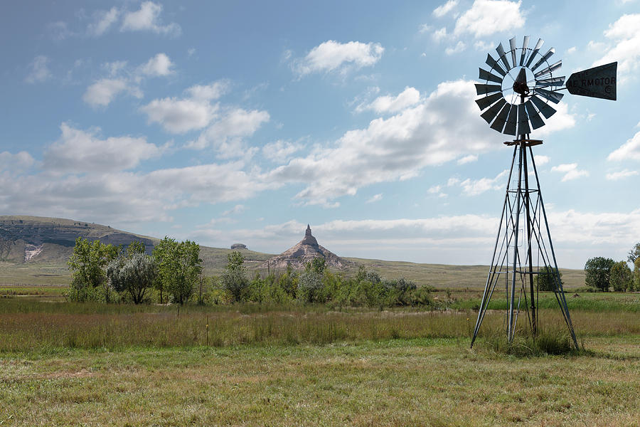 Windmill at Chimney Rock Photograph by Susan Rissi Tregoning