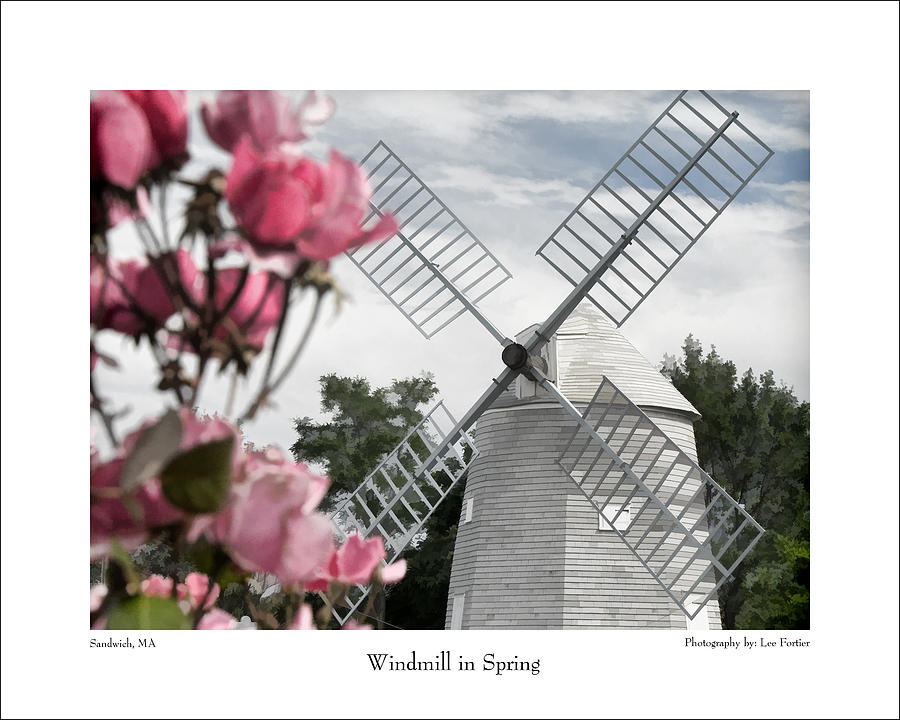 Spring Photograph - Windmill in Springtime by Lee Fortier