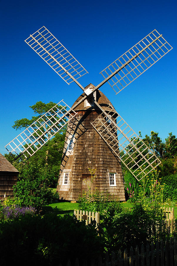 Windmill of the Garden Photograph by James Kirkikis