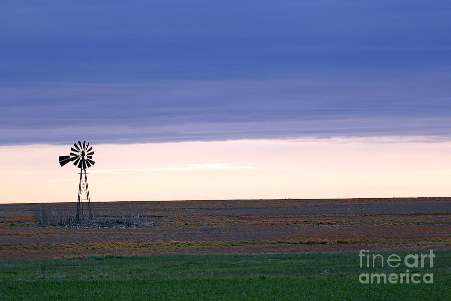 Windmill On THe Prairie Photograph by Betty Morgan