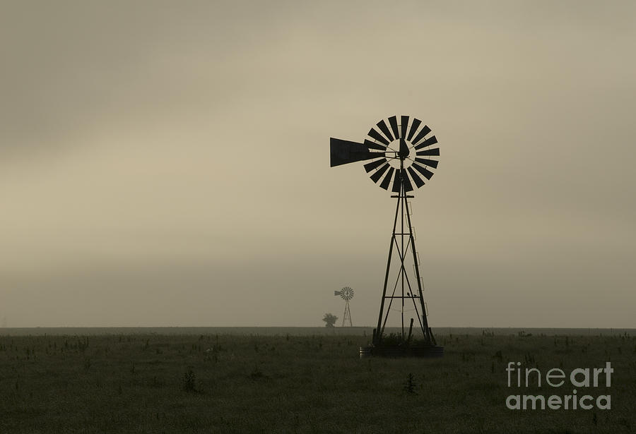 Windmill Perspective Photograph by Fred Lassmann