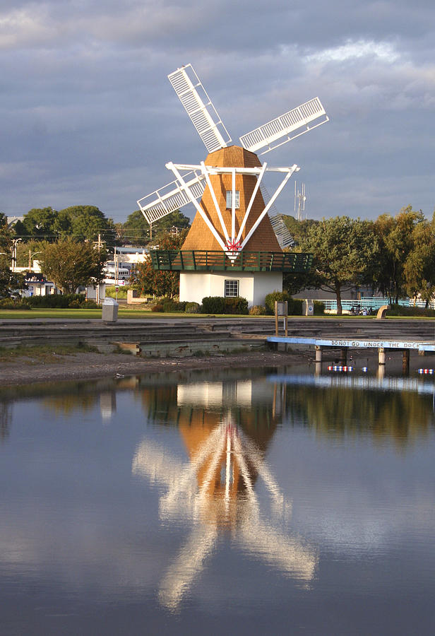Windmill Reflections WM2014 Photograph by Mary Gaines