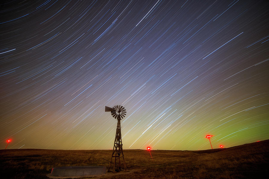 Windmills and Stars Photograph by Darren White
