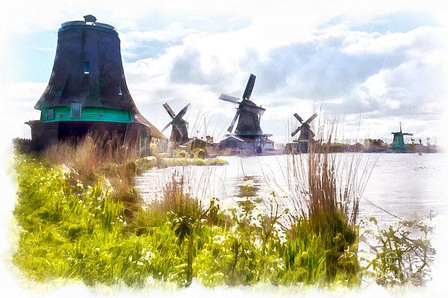 Windmills Photograph by Eva Lechner