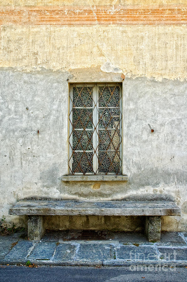 Window and bench Photograph by Silvia Ganora