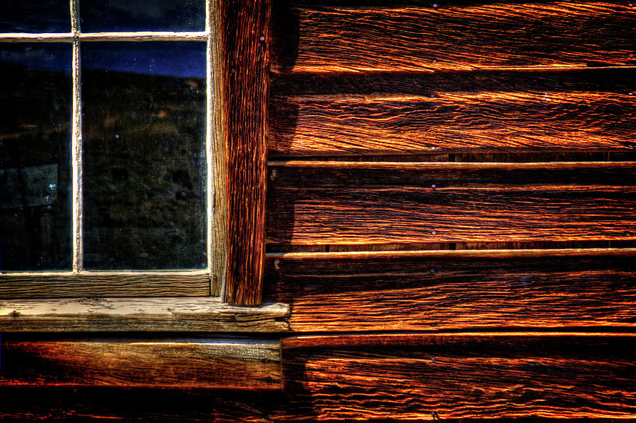 Window and Plank Siding Detail Photograph by Roger Passman
