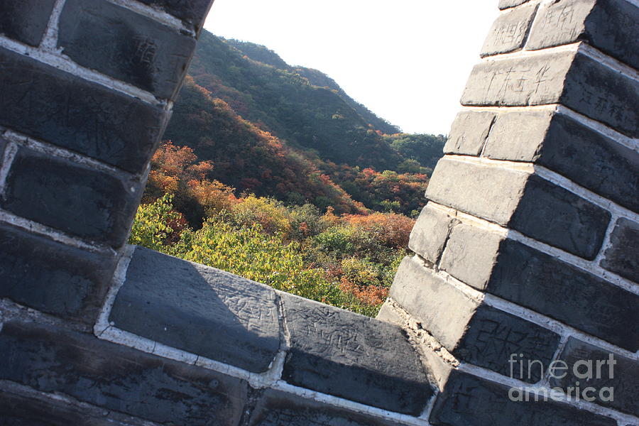 Window at the Great Wall Photograph by Carol Groenen