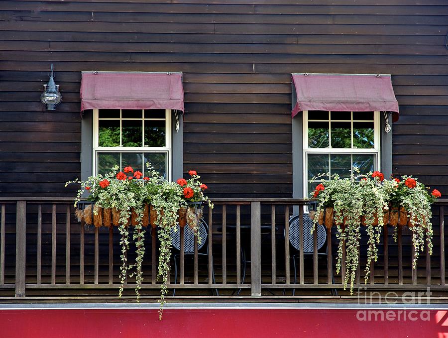 Window Boxes Photograph by Jim Gillen
