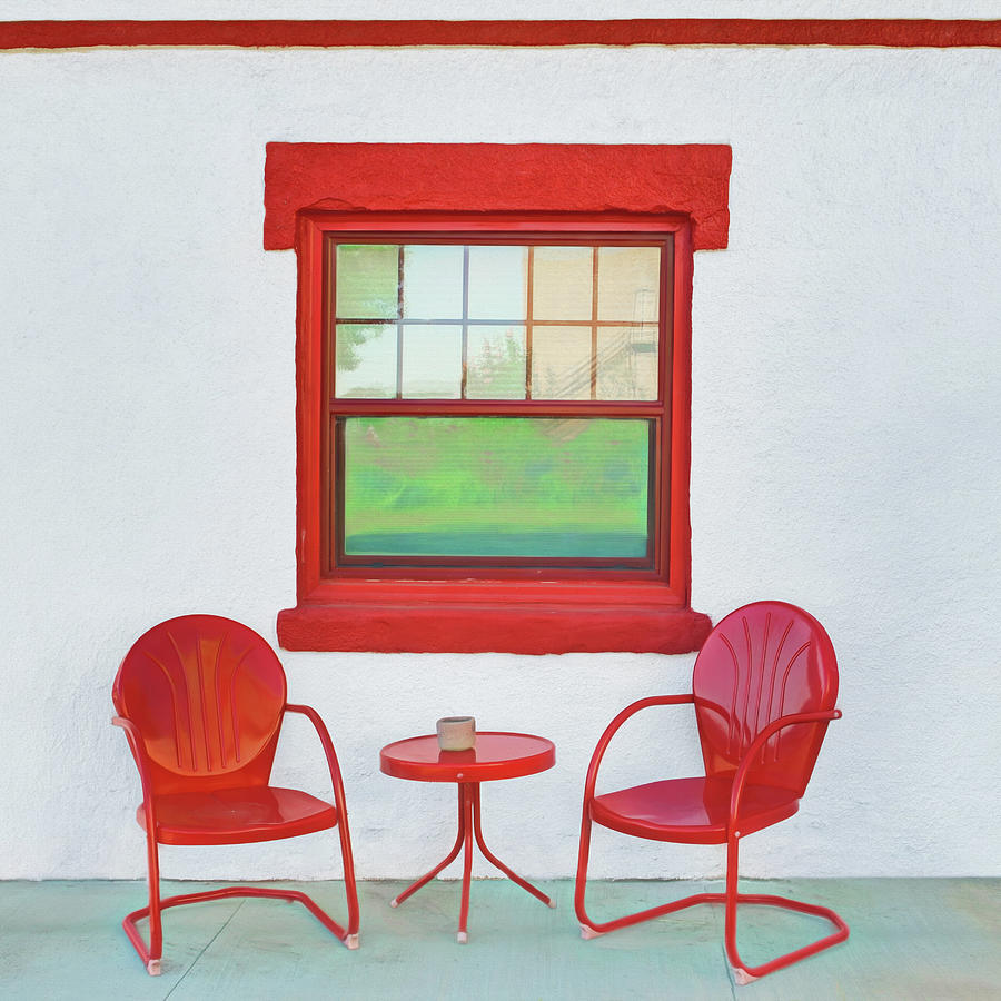 Window - Chairs - Table Photograph by Nikolyn McDonald