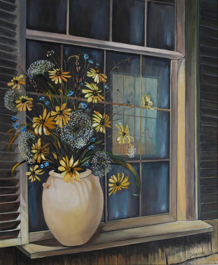 Window Dressing - LMJ Painting by Ruth Kamenev