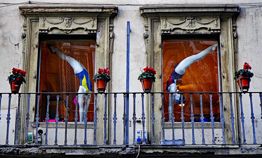 Window Dressing 2 In Florence Italy Photograph by Rick Rosenshein