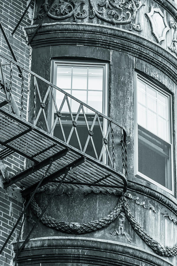 Window escape BW Photograph by Jason Hughes