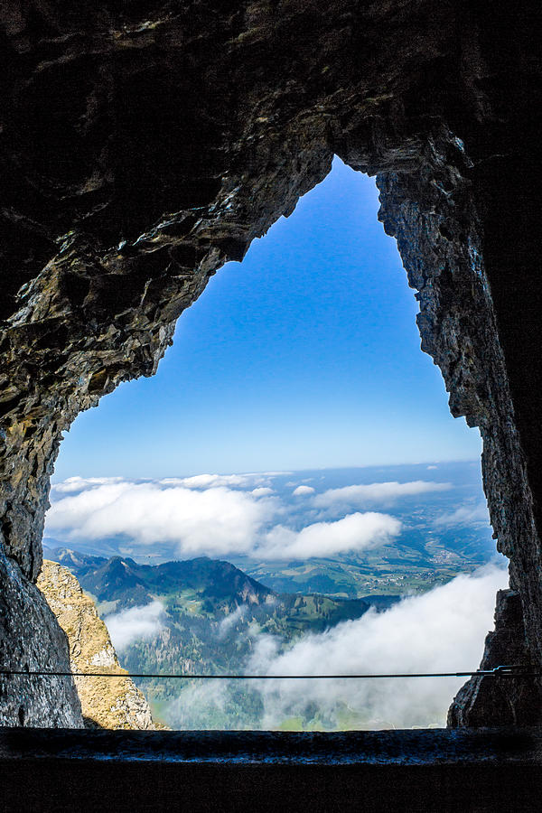 Window From Mt. Pilatus Photograph by Lisa Lemmons-Powers