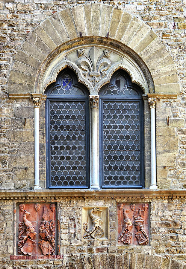 Window In Bargello Museum Photograph by Dave Mills