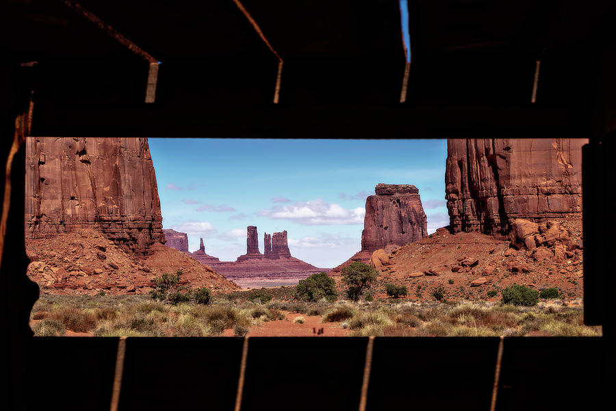 Window into Monument Valley Photograph by Eduard Moldoveanu