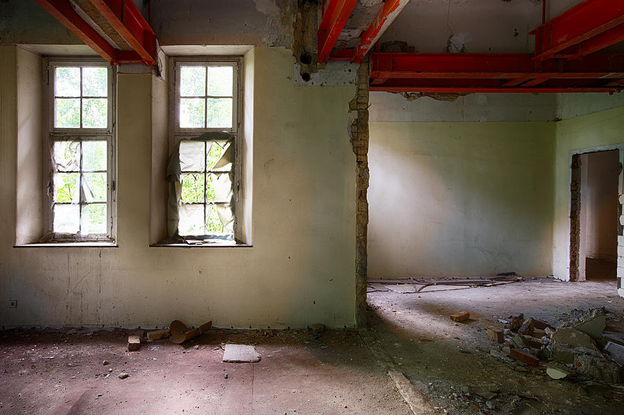 Window Light Abandoned Buildings Photograph by Dirk Ercken
