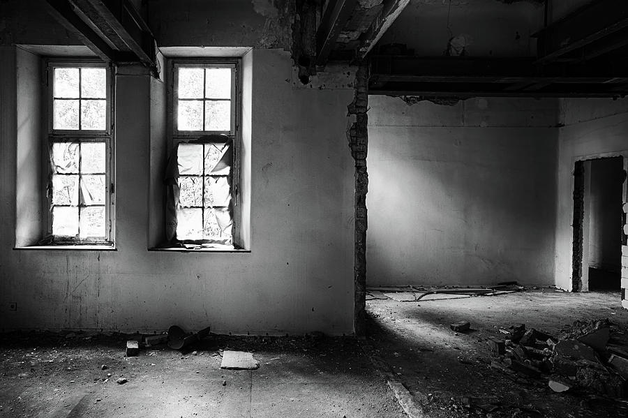 Window Light - Abandoned School Building Photograph by Dirk Ercken