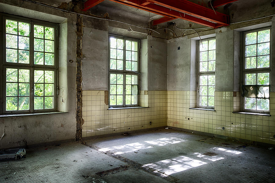 Window Light In Abandoned Building Photograph by Dirk Ercken