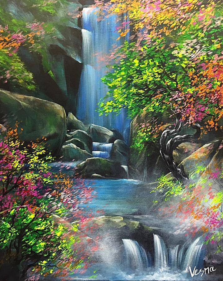 Inspirational Painting - Window of Happiness by Vesna Delevska Inspirational Painting - Window of Happiness by Vesna Delevska