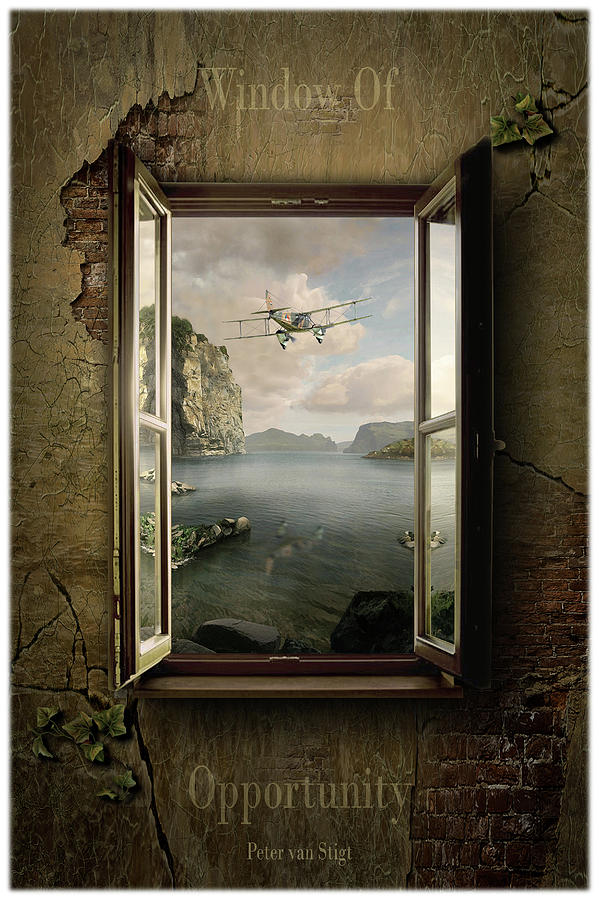 Window Of Opportunity Digital Art by Peter Van Stigt