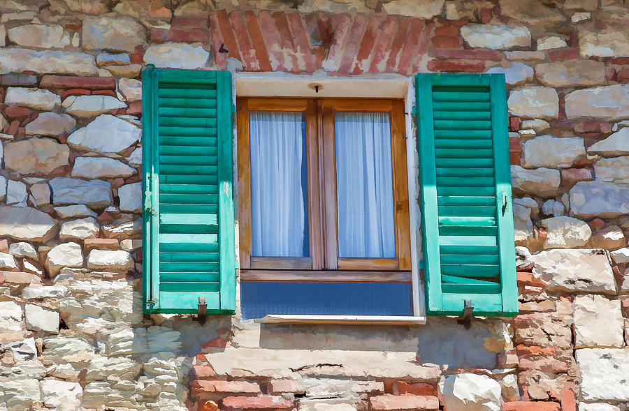 Window of Umbria Painting by David Letts