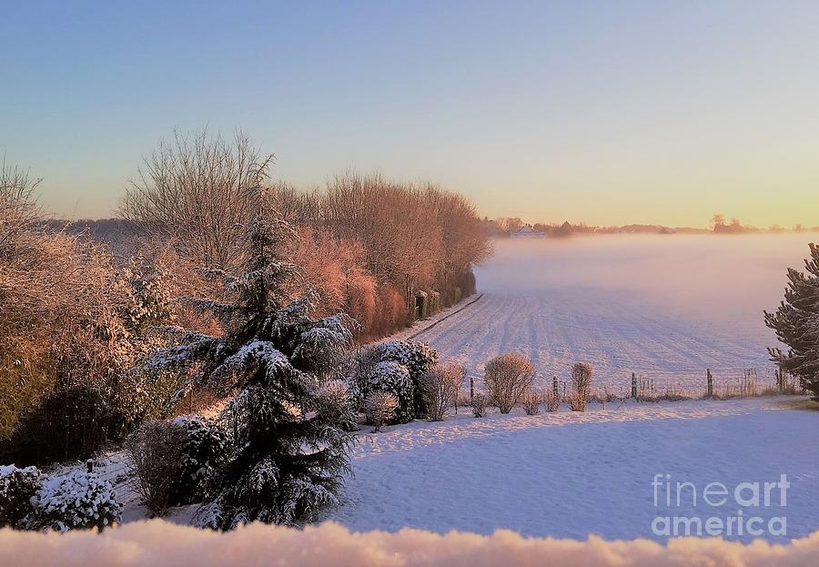 Window On A Belgian Winter Morning Photograph
