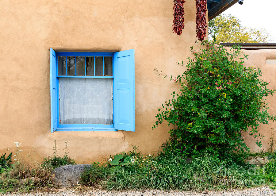 Window On An Adobe House Photograph