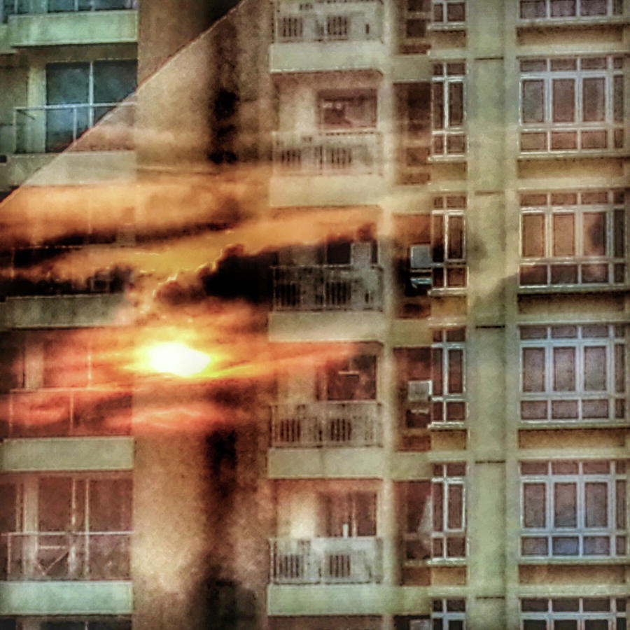 Window on Fire Photograph by HweeYen Ong