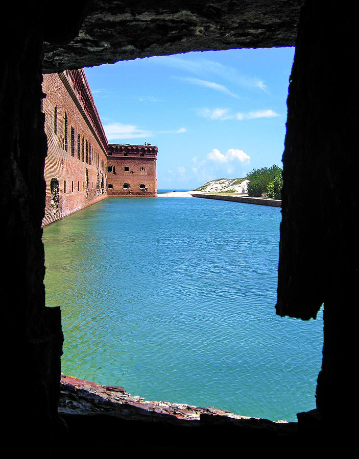 Window On Moat Photograph by Ginger Stein