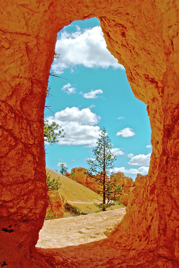 Window on Queens Garden Trail in Bryce National Park, Utah  Photograph by Ruth Hager