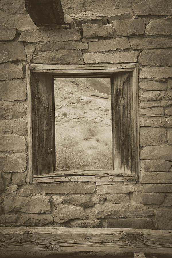 Window on the Past Photograph by Teresa Wilson