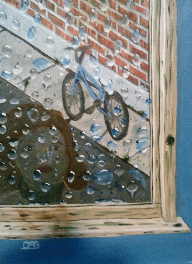 Window pain Painting by David Bigelow