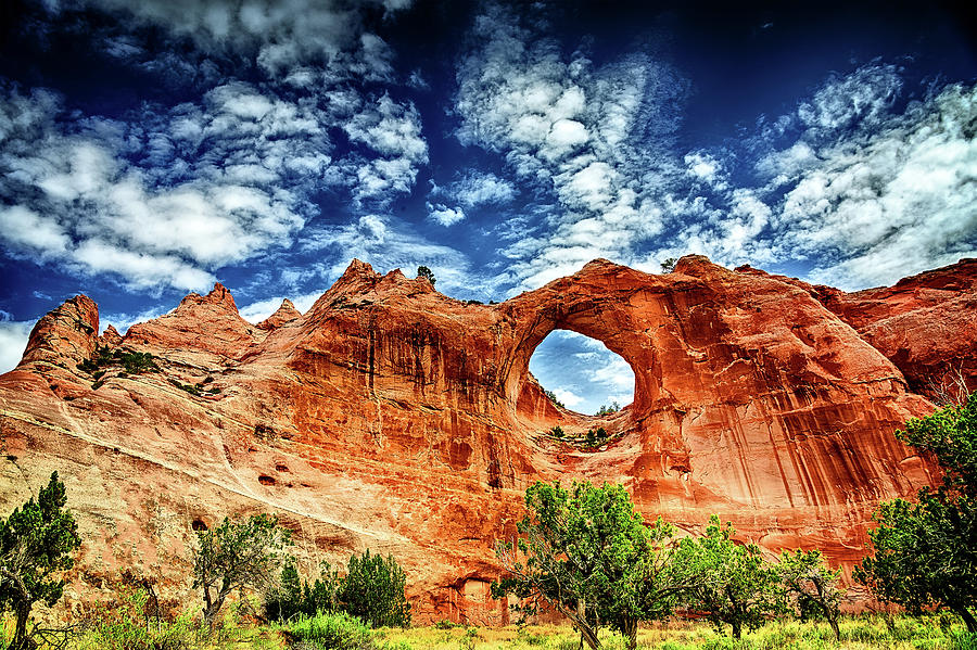 Window Rock Photograph by Mike Stephens
