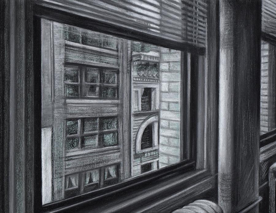 Window Scene Drawing by Chasity Colon