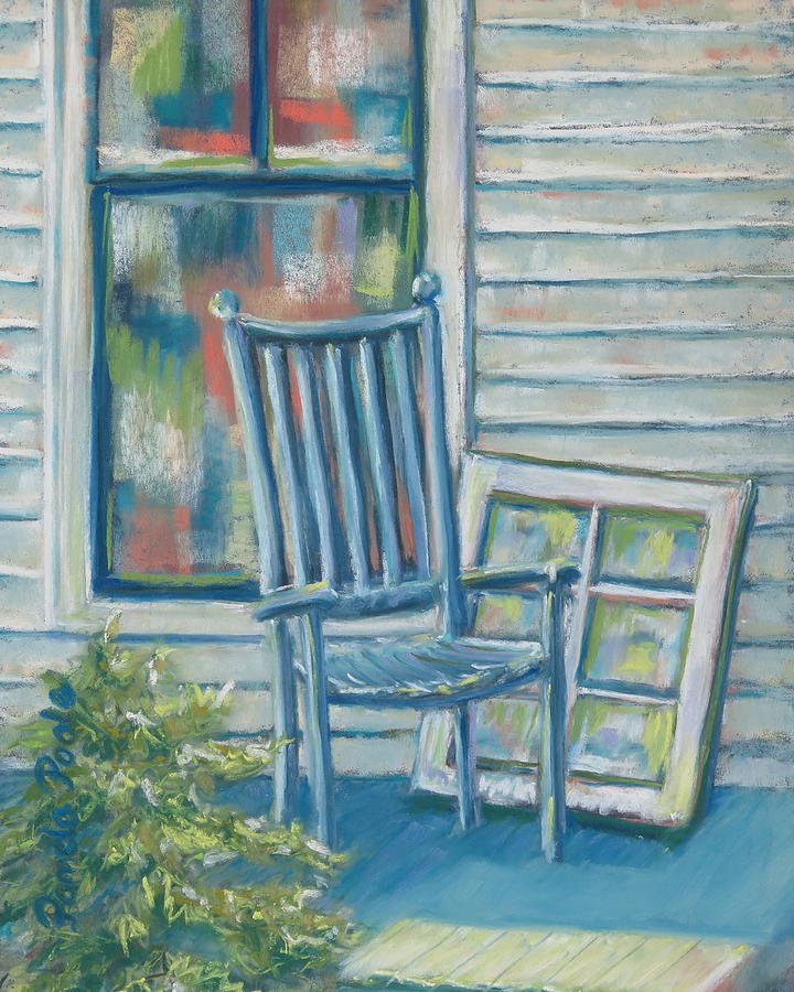 Window Seat Painting by Pamela Poole