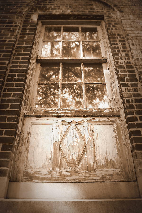 Window - Sepia Photograph by Beth Vincent