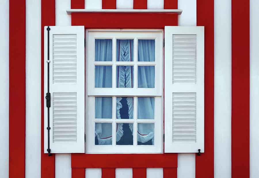 Window Stripes Photograph by Carlos Caetano
