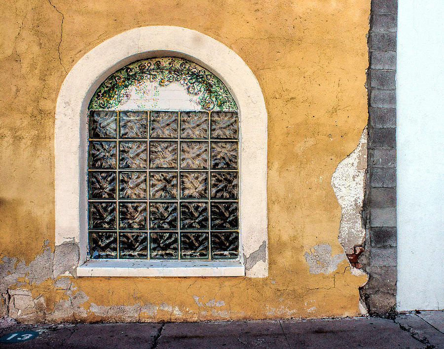 Tucson Photograph - Window - Teatro Carmen - Tucson by Nikolyn McDonald