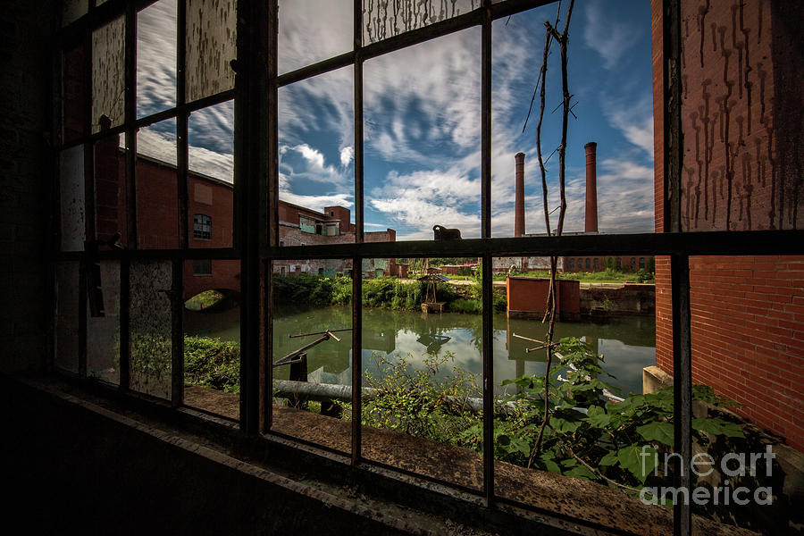 Window To Lindale Mill Photograph by Doug Sturgess