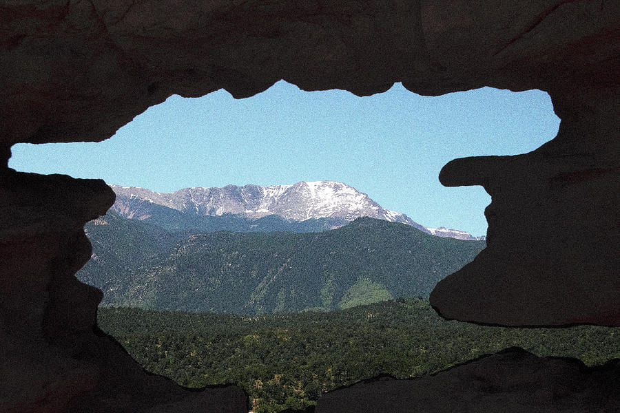 Window to Pikes Peak Photograph by Will Burlingham