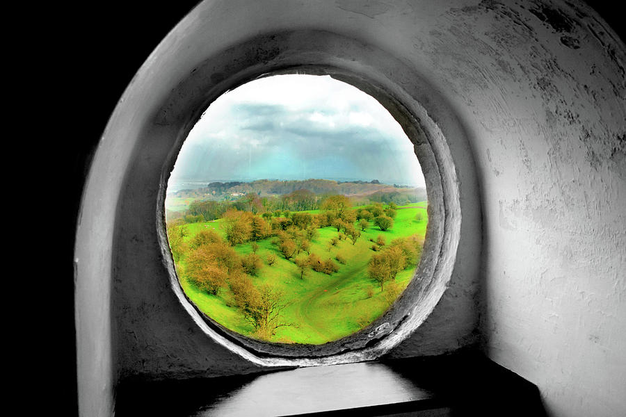 Castle Photograph - Window to the Glenn by Greg Fortier