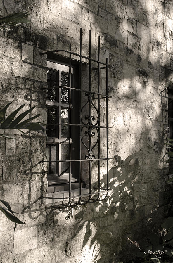 Window To The Past-Black and White Photograph by Shanna Hyatt