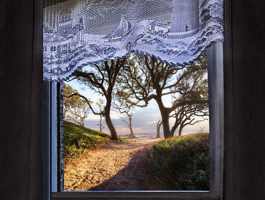 Window to the Sea Photograph by Debra and Dave Vanderlaan
