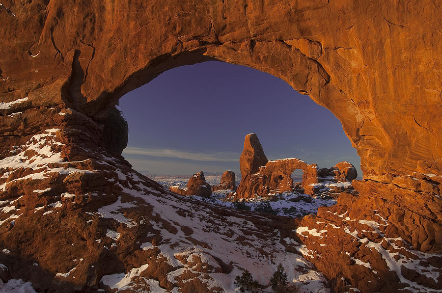 Window To Turret Arches National Park Photograph by TM Schultze