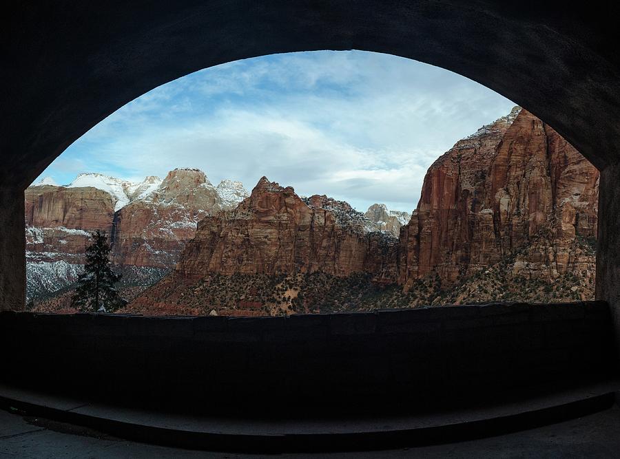 Window to Zion Photograph by Gaelyn Olmsted