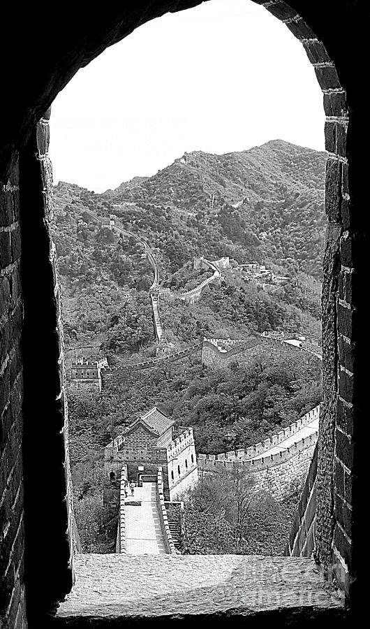 Window View Of The Great Wall Photograph