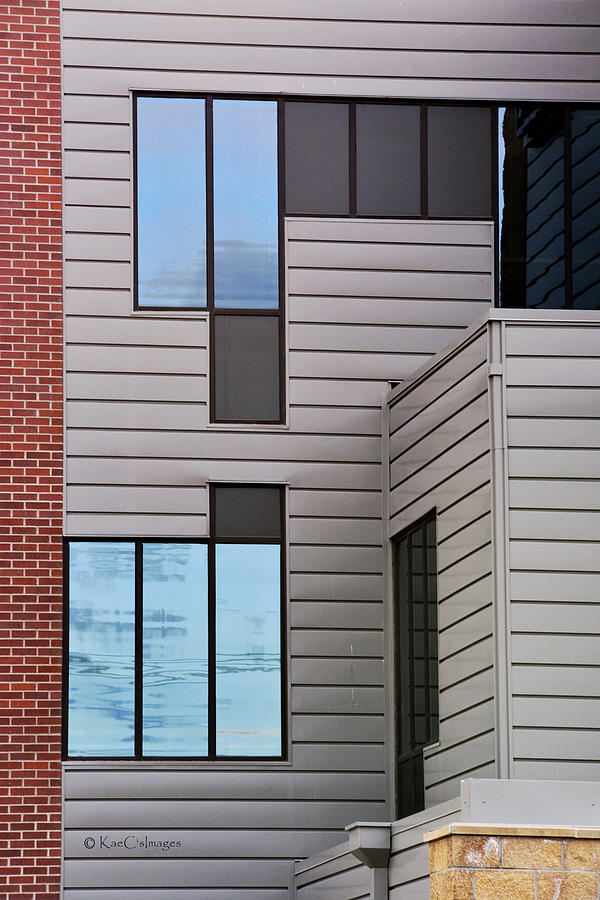 Window Wall Geometrics Photograph by Kae Cheatham