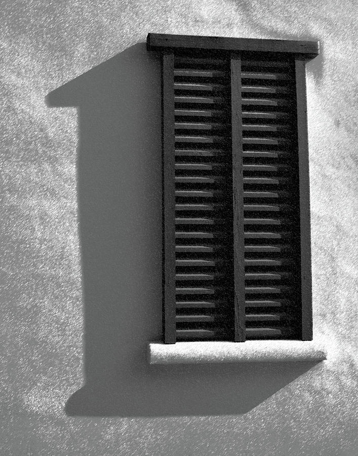 Window with Shadow Photograph by M Kathleen Warren